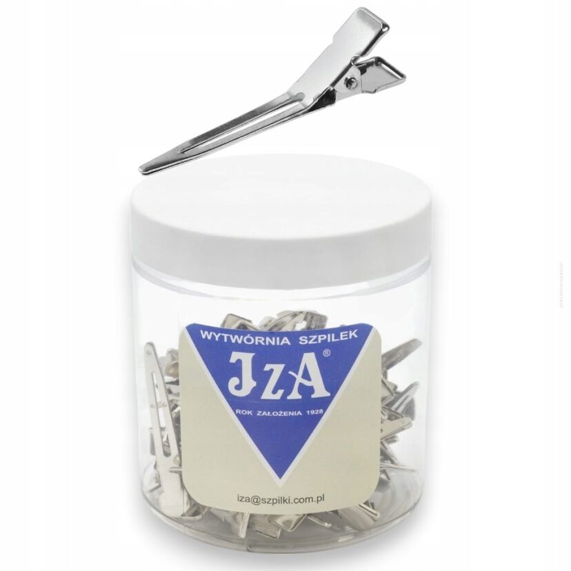 KLIPSY METALOWE FRYZJERSKIE MAŁE 50 SZTUK                               (85139/50)