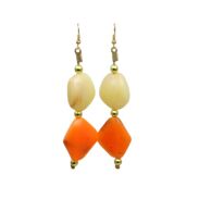 KOLCZYKI WISZĄCE KOLOROWE OZDOBNE          (0611-729) - 2