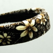 OPASKI DO WŁOSÓW WELUROWE OZDOBNE 6 SZTUK                                                                     (0214-35 SA) - 3