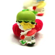 GUMKI DO WŁOSÓW DZIECIĘCE DZEWCZYNKA Z KWIATKIEM (12 SZTUK) 0289-09 - 2