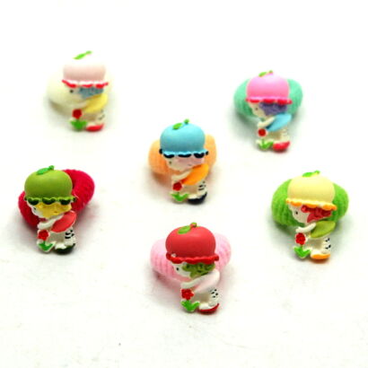 GUMKI DO WŁOSÓW DZIECIĘCE DZEWCZYNKA Z KWIATKIEM (12 SZTUK) 0289-09