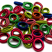 GUMKI DO WŁOSÓW MAŁE KOLOROWE 50 SZTUK (DS-035-2 SAM) - 3