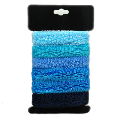 GUMKI DO WŁOSÓW FROTKI NIEBIESKIE (8 SZTUK) 0006-40