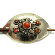 SPINKA/kokówka DO WŁOSÓW METALOWA W STYLU VINTAGE                                                                                  (6276 SAH) - 2