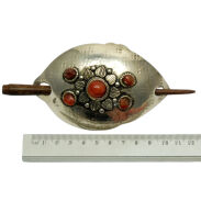 SPINKA/kokówka DO WŁOSÓW METALOWA W STYLU VINTAGE                                                                                  (6276 SAH) - 3