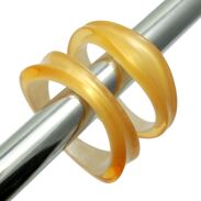 BRANSOLETKI PLASTIKOWE ŻÓŁTE 2 SZTUKI                                                                    (5635 SAM) - 2