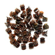 SZCZĘKI / KRABIKI MINI BRĄZOWE 50 SZTUK                                                       (0146-9 SAH) - 2