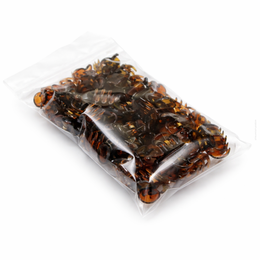 SZCZĘKI / KRABIKI MINI BRĄZOWE 50 SZTUK                                                       (0146-9 SAH)