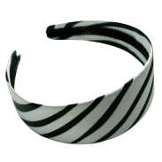 OPASKI DO WŁOSÓW SZEROKIE KOLOROWE 6 SZTUK W PASKI (0214-21 SA) - 3