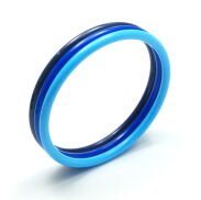 BRANSOLETKI PLASTIKOWE NIEBIESKIE 6 SZTUK                                                                     (8019 SA) - 2