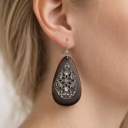 KOLCZYKI WISZĄCE OZDOBNE                                    (0615-852 SA) - 2