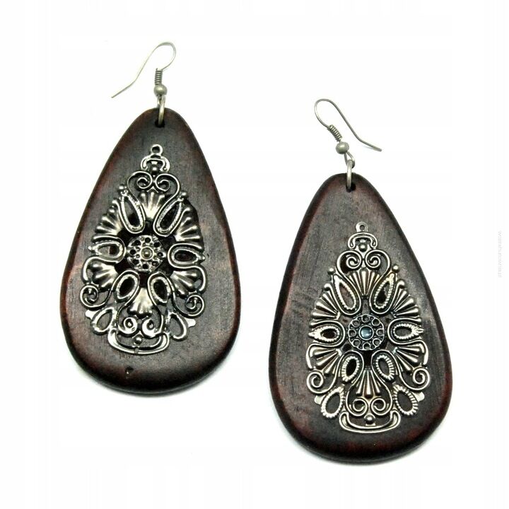 KOLCZYKI WISZĄCE OZDOBNE                                    (0615-852 SA)