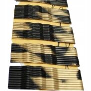 WSUWKI DO WŁOSÓW KARBOWANE CIENIOWANE 6 CM 100 SZTUK                                             (0602/100) - 3