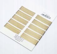 WSUWKI DO WŁOSÓW KARBOWANE CIENIOWANE 6 CM 100 SZTUK                                             (0602/100) - 4