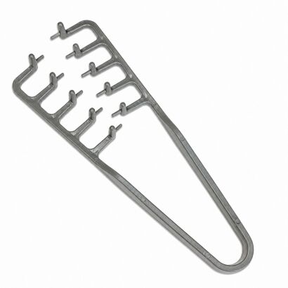GRZEBIEŃ FRYZJERSKI DO TEKSTUROWANIA I UKŁADANIA WŁOSÓW SZARY (DS099/SZ)