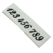 OPASKI ELASTYCZNE BIAŁE Z CYFERKAMI 5.5 cm 3 SZTUKI                                                        (0193-8 SAM) - 2