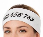 OPASKI ELASTYCZNE BIAŁE Z CYFERKAMI 5.5 cm 3 SZTUKI                                                        (0193-8 SAM) - 2