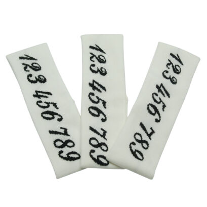 OPASKI ELASTYCZNE BIAŁE Z CYFERKAMI 5.5 cm 3 SZTUKI                                                        (0193-8 SAM)