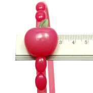 OPASKI DO WŁOSÓW DZIECIĘCE Z JABŁUSZKAMI 6 SZTUK                                       (3281-1 SAM) - 4