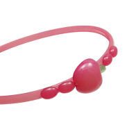 OPASKI DO WŁOSÓW DZIECIĘCE Z JABŁUSZKAMI 6 SZTUK                                       (3281-1 SAM) - 2