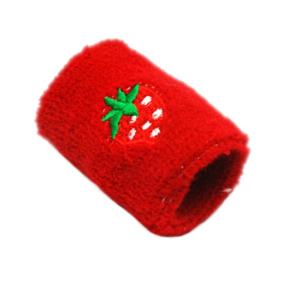 OPASKA Z FROTY NA NADGARSTEK CZERWONA                                                                           0004-83