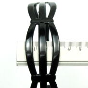 OPASKI DO WŁOSÓW CZARNE SZEROKIE 6 SZTUK (5492 SAH) - 3