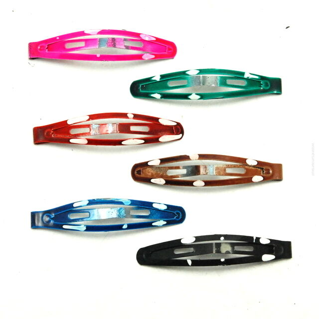 PYKI / SPINKI DZIECIĘCE DO WŁOSÓW KOLOROWE 12 SZTUK (2397 SA)