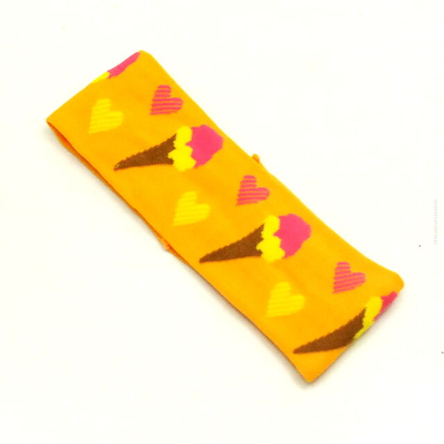 OPASKI NA GŁOWĘ DZIECIĘCE ZÓŁTE LODY (3 SZT) 0193-122