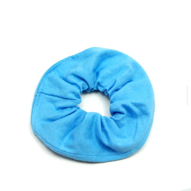 GUMKA DO WŁOSÓW ŚREDNIA BAWEŁNIANA BŁĘKIT -PRODUKT POLSKI !  3 SZTUKI 0233-15