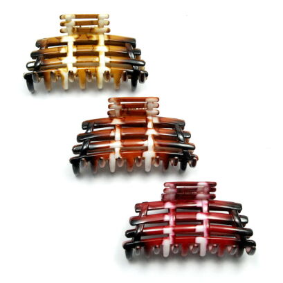 SZCZĘKI / KLAMRY DO WŁOSÓW KOLOROWE 3 SZTUKI                                                                                 (O340-9-A SAM)