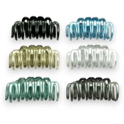 SZCZĘKI / KLAMRY DO WŁOSÓW "PAZURY" 6 SZTUK                                                           (0181-509 SAM)