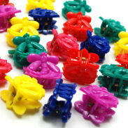 KRABIKI / SZCZĘKI DO WŁOSÓW KOLOROWE 60 SZTUK                                                                (0146-60 SAM3) - 2