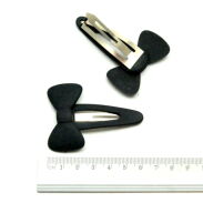 PYKI / SPINKI DO WŁOSÓW KOKARDKI POWLECZONE PLASTIKIEM 6 SZTUK (9453 S) - 2