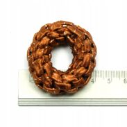 GUMKI DO WŁOSÓW OPONKI MIX BRĄZ / BEŻ 12 SZTUK(GUOP-2 SAH) - 3