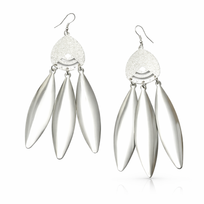 KOLCZYKI METALOWE WISZĄCE BLASZKI                                                                (0611-634 SA)