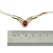 WISIOREK / ŁAŃUSZEK W ZŁOTYM KOLORZE Z CYRKONIAMI                                                                          5628 A/S - 3