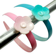 OPASKI DO WŁOSÓW DZIECIĘCE Z KWIATKIEM 2 SZTUKI                                         (3173 SAM) - 3