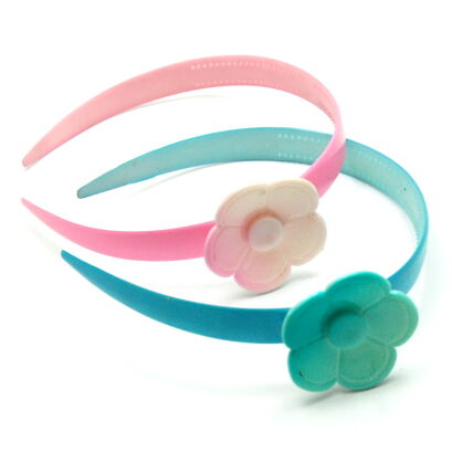 OPASKI DO WŁOSÓW DZIECIĘCE Z KWIATKIEM 2 SZTUKI                                         (3173 SAM)