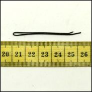 WSUWKA CZARNA PROSTA 5 cm 12 szt 005/12 - 2