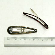 PYKI / SPINKI DO WŁOSÓW  DUŻE OBLANE PLASTIKIEM 4 SZTUKI                                           (5547 SA) - 2