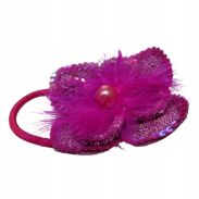 BROSZKA / GUMKA DO WŁOSÓW KWIAT 4 SZT MIX KOLOR (2-4928) - 3