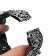 BRANSOLETKA SZEROKA ROZPINANA OZDOBNA(0611-5862 SA) - 3