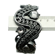 BRANSOLETKA SZEROKA ROZPINANA OZDOBNA(0611-5862 SA) - 4