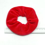 GUMKA DO WŁOSÓW WELUR SCRUNCHIE MALINOWA PRODUKT POLSKI                    0103-MA - 2