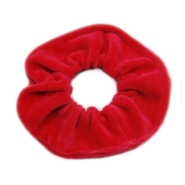 GUMKA DO WŁOSÓW WELUR SCRUNCHIE MALINOWA PRODUKT POLSKI                    0103-MA