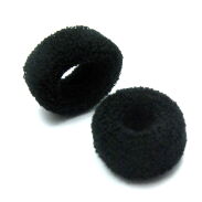 GUMKI FROTKI DO WŁOSÓW GIGANT CZARNE 10 SZTUK                             (0140-3 SA) - 2