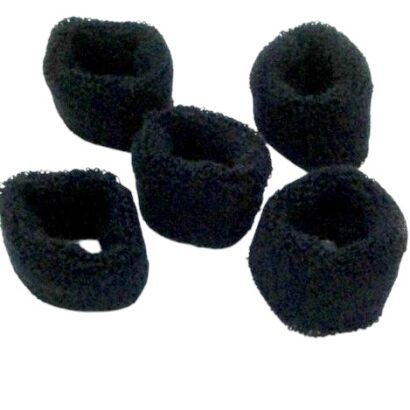 GUMKI FROTKI DO WŁOSÓW GIGANT CZARNE 10 SZTUK                             (0140-3 SA)