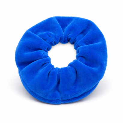 GUMKA DO WŁOSÓW WELUR/SCRUNCHIE NIEBIESKA                                             0103-NB