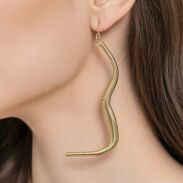 KOLCZYKI  WISZĄCE METALOWE                                                                   (0615-627 SA) - 2