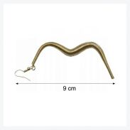 KOLCZYKI  WISZĄCE METALOWE                                                                   (0615-627 SA) - 4